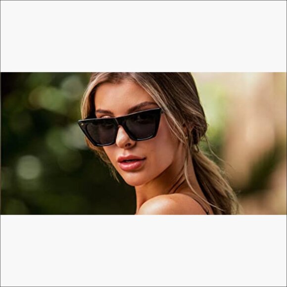 TR90 Plastic Cat Eye Sunglasses with Polarized Lenses